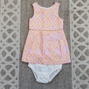 Genuine Kids Geometric 2-Piece Dress